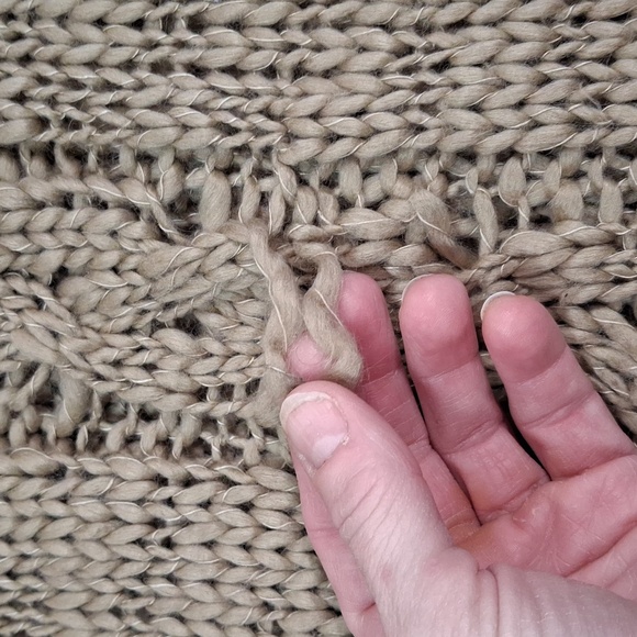 "CHELSEA AND VIOLET" SZ. L., Brown acrylic, button down cardigan. - Picture 16 of 16